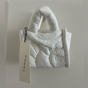 The Mini Drift Tote in White